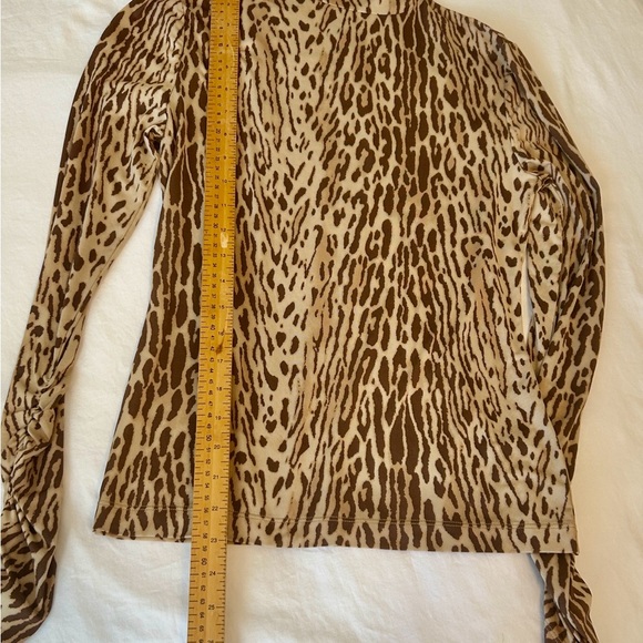 Zimmermann Espionage Brown & Tan Leopard Top - Picture 6 of 10